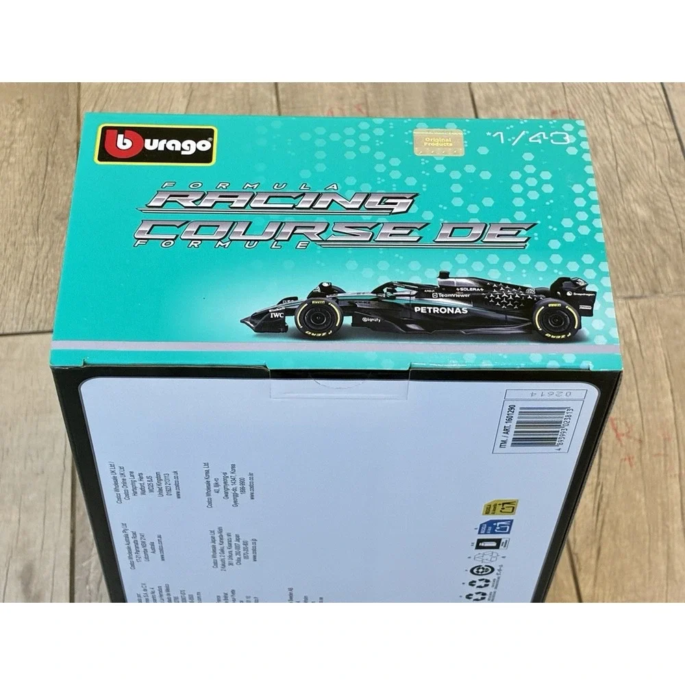 Burago 1:43 Scale Mercedes Benz Formula F1‎ Die Cast Racing Car 6-pack Set New